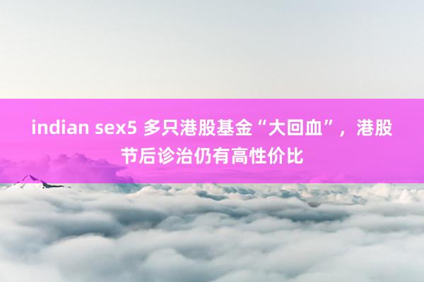 indian sex5 多只港股基金“大回血”，港股节后诊治仍有高性价比